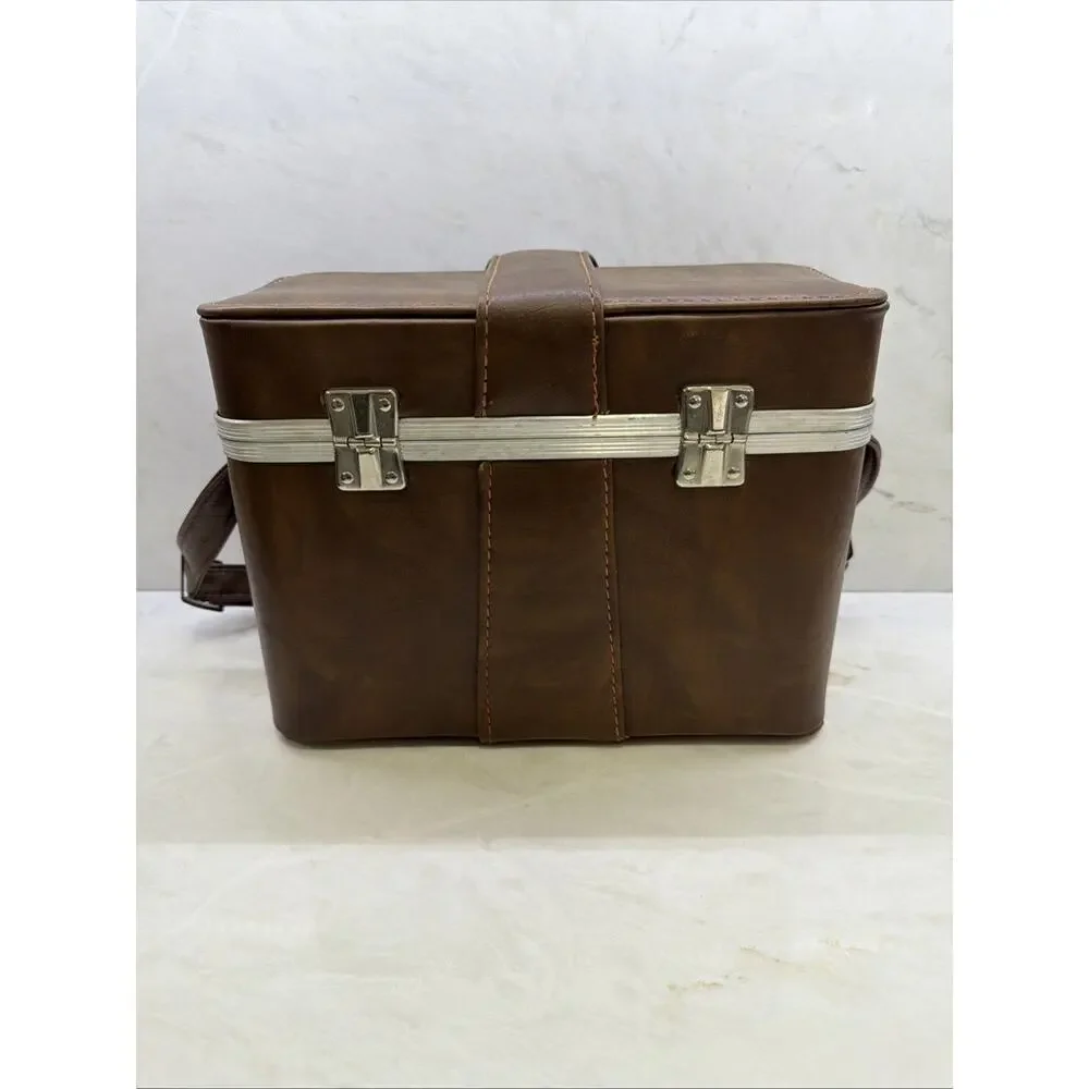 Vintage Coast Faux Leather Camera Bag/Travel Case 12
